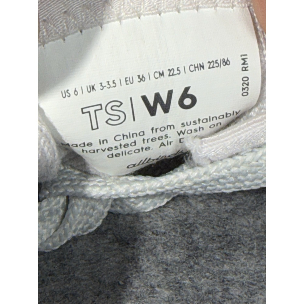 Allbirds Tree Skippers Womens Size 6 White Casual Shoes Slip On Comfort Sneakers - Picture 9 of 9